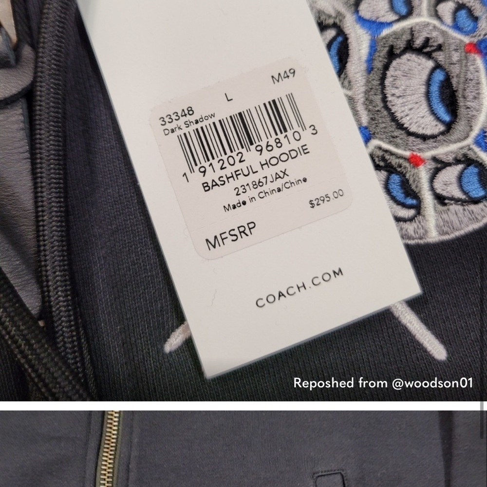 Coach Jacket 300$ selling 250$ worn twice